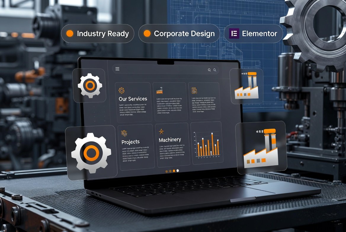 Industro – Industry & Factory WordPress Theme (Construction & Engineering Ready)