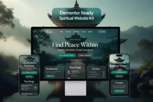Vihara – Ashram & Buddhist Temple Elementor Template Kit for WordPress