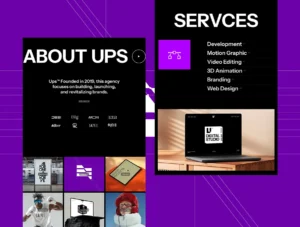 UPS - Webflow and Framer Template