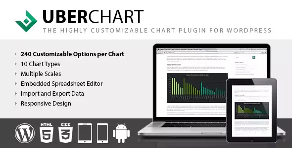 UberChart – WordPress Chart Plugin 1.35 – Responsive Data Visualization