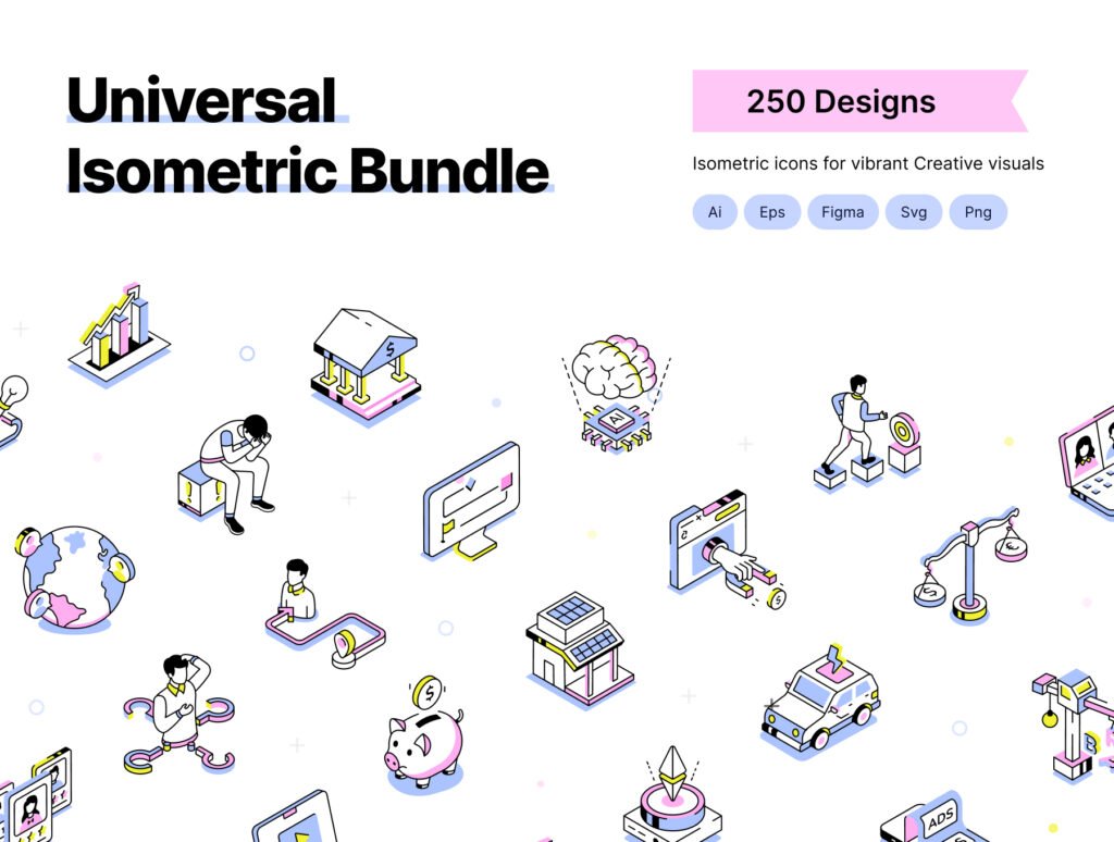 Universal Isometric Icons