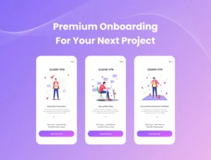 VPN Mobile App UI KIT