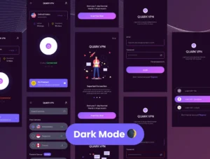 VPN Mobile App UI KIT