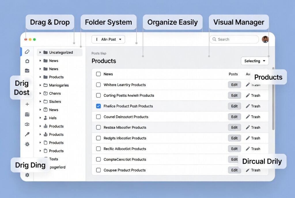 Real Category Management – WordPress Category Folder & Content Organizer Plugin
