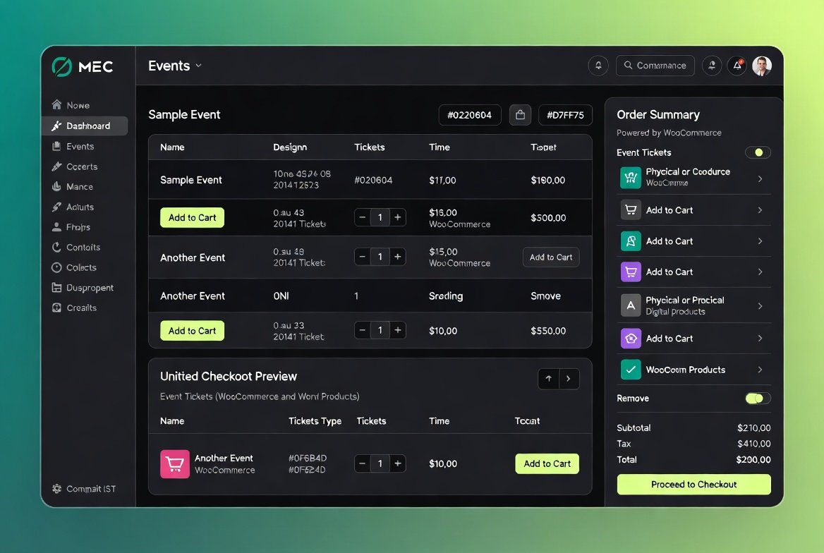 VYTCv MEC WooCommerce Integration Addon – Sell Event Tickets with WooCommerce Checkout