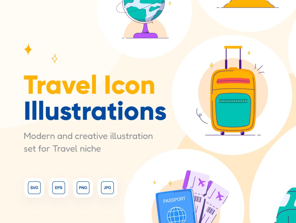 Vacacy - Travel Illustrations Pack