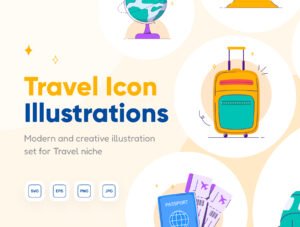 Vacacy - Travel Illustrations Pack