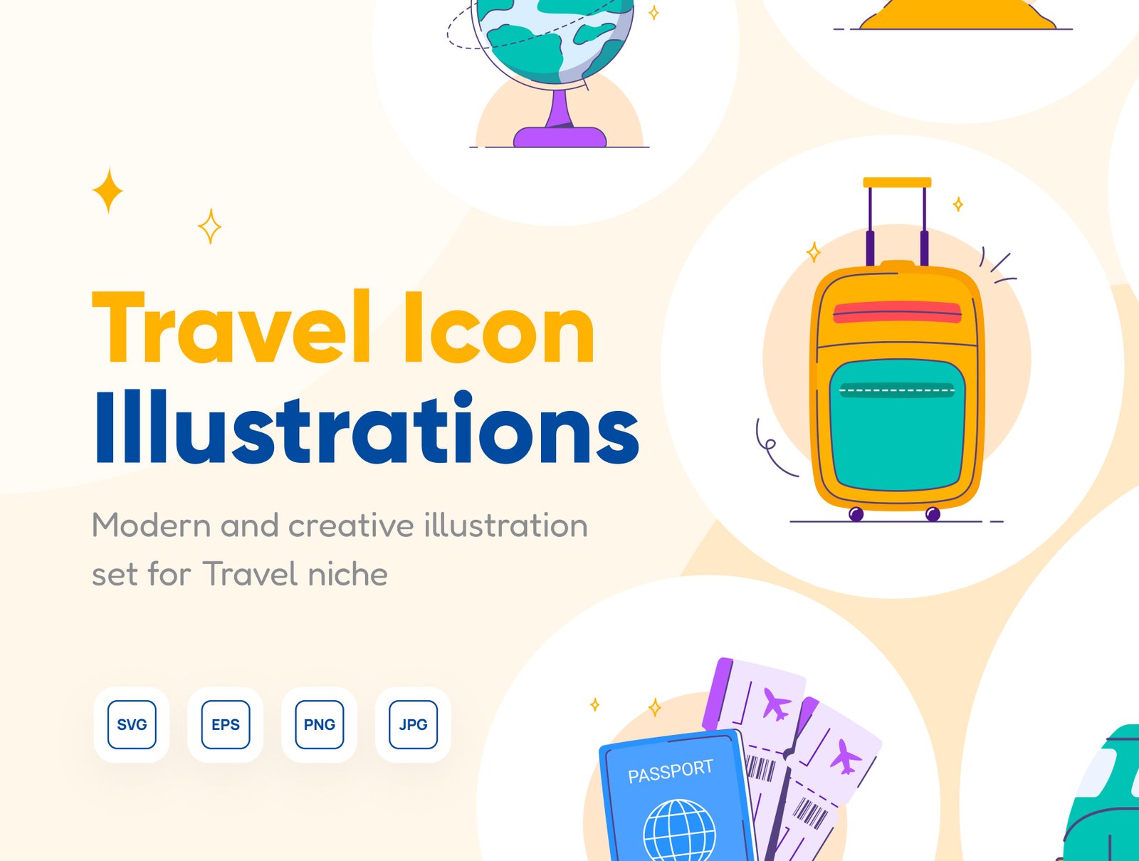 Vacacy - Travel Illustrations Pack