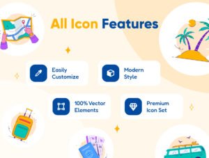 Vacacy - Travel Illustrations Pack