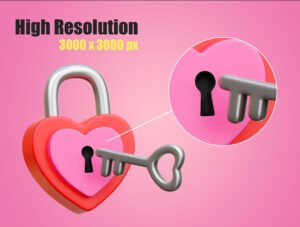 Valentine 3D Icon Illustrations