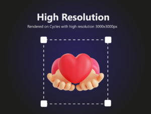 Valentine 3D Icon Pack