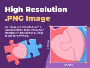Valentine's Day 3D Icon Pack