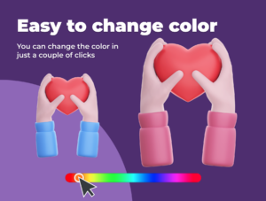 Valentine's Day 3D Icon Pack