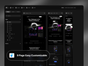 Velofy - Landing Page AI Startup & Business