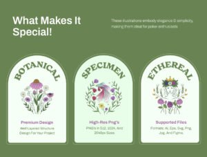 Vintage Nature Illustration Bundle