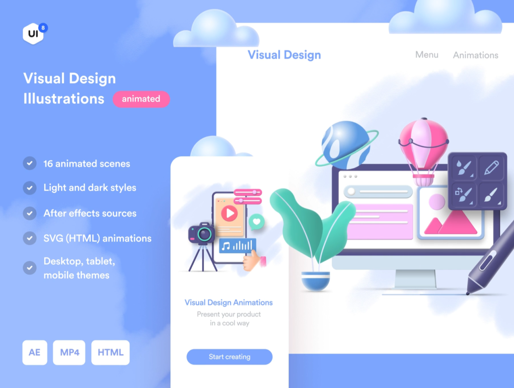 Visual Design Animations