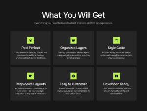 Voltz – The Electric Car Framer UI Template