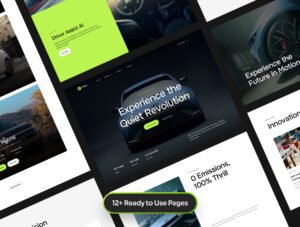 Voltz – The Electric Car Framer UI Template