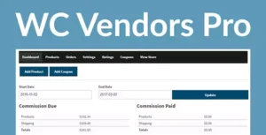 WC Vendors Pro – WooCommerce Multi Vendor Marketplace Plugin for WordPress
