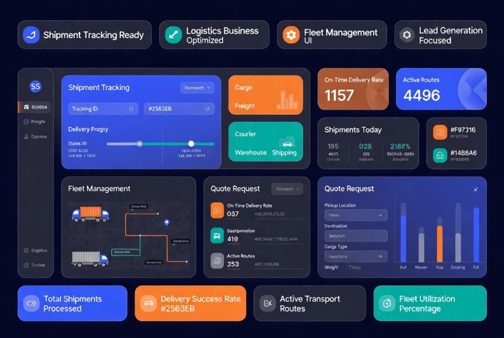 Logistix Transportation & Logistics WordPress Theme 1.30 – Shipping, Cargo & Freight Website Builder