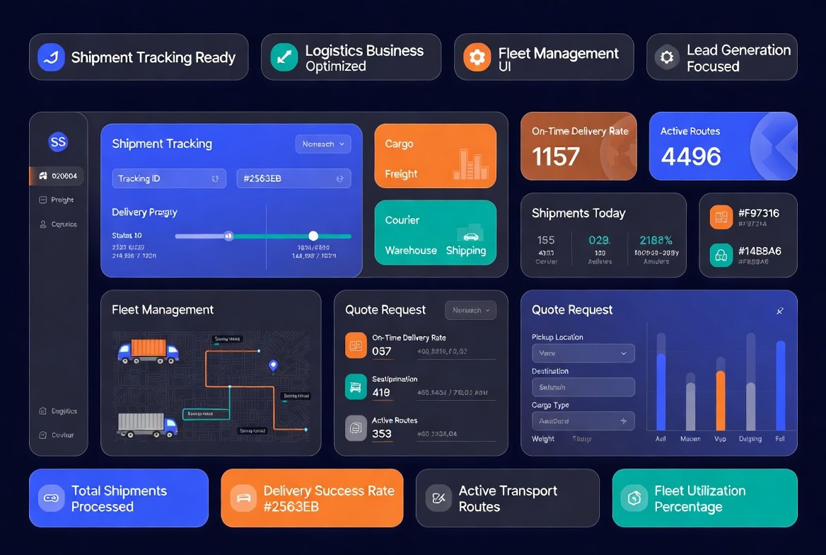 Logistix Transportation & Logistics WordPress Theme 1.30 – Shipping, Cargo & Freight Website Builder