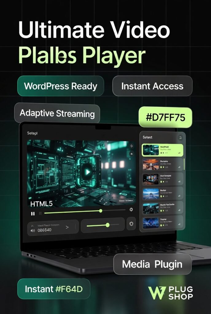 Ultimate Video Player WordPress Plugin – HTML5 Video Player with Playlist, Streaming & Monetization
