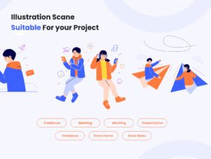 Wakku - Freelance & Work From Home Illustration