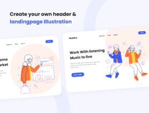 Wakku - Freelance & Work From Home Illustration