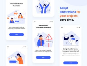 Wakku v2- Work Activities & Daily Life Illustration Pack