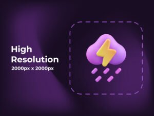 Weather 3D Icon