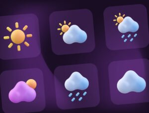 Weather 3D Icon