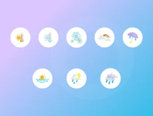 Weather 3D Illustration