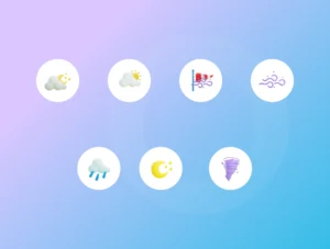 Weather 3D Illustration