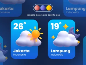 Weather 3D Illustrations