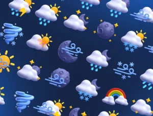 Weather 3D Illustrations