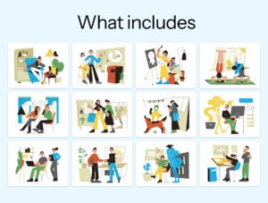 Web & Apps Friendly Illustrations Pack