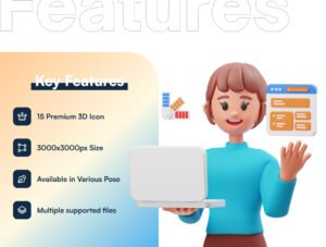 Web Development 3D Illustration