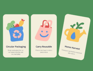 Website Illustrations for Eco Brands