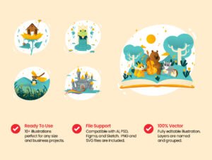 Whimsical Illustration Pack