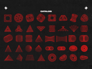 Wireframe Shapes pack