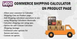 WooCommerce Shipping Cost Calculator on Product Page 3.6 – Shipping Estimator Plugin