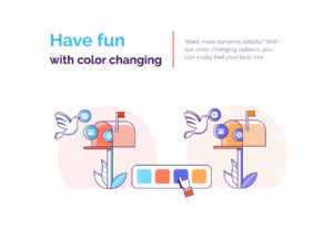 Work From Home Illustration Kit