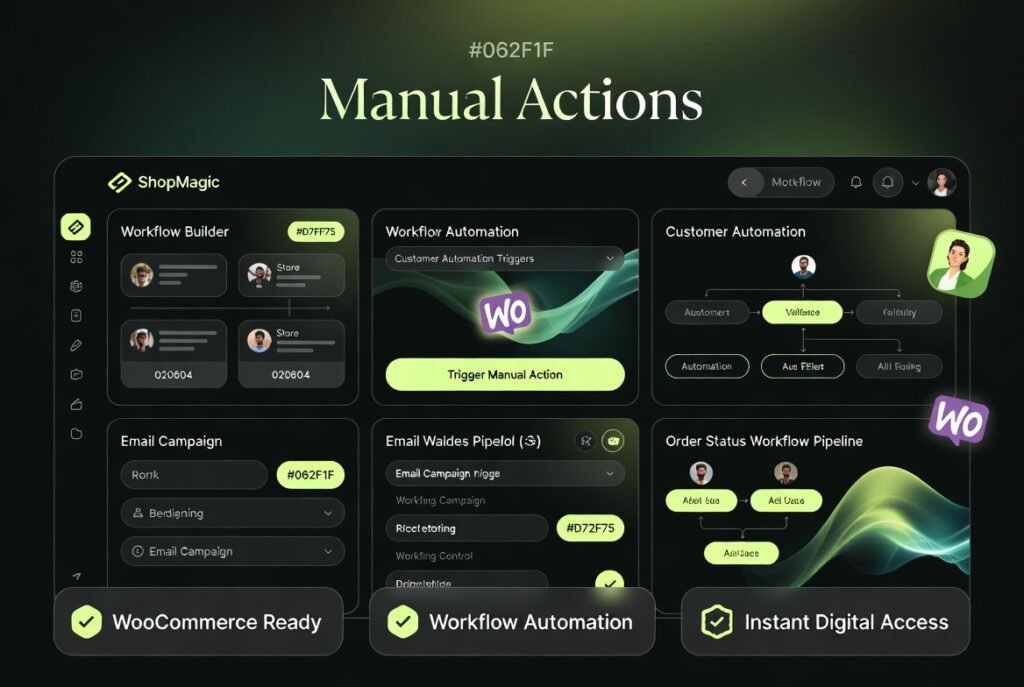 ShopMagic Manual Actions 1.7.29 – WooCommerce Manual Workflow & Automation Control Addon