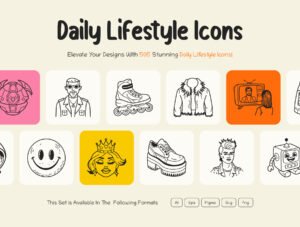 Y2k Doodles Set