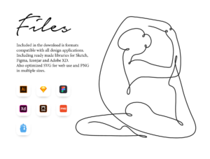 Yoga Continuous Line Illustrations