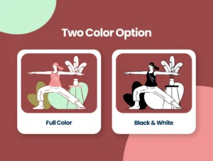 Yoga Poses Illustration Pack