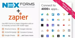 Zapier Integration for NEX-Forms – WordPress Workflow Automation Addon