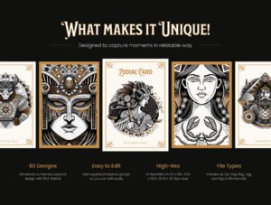 Zodiac Signs Illustration Set