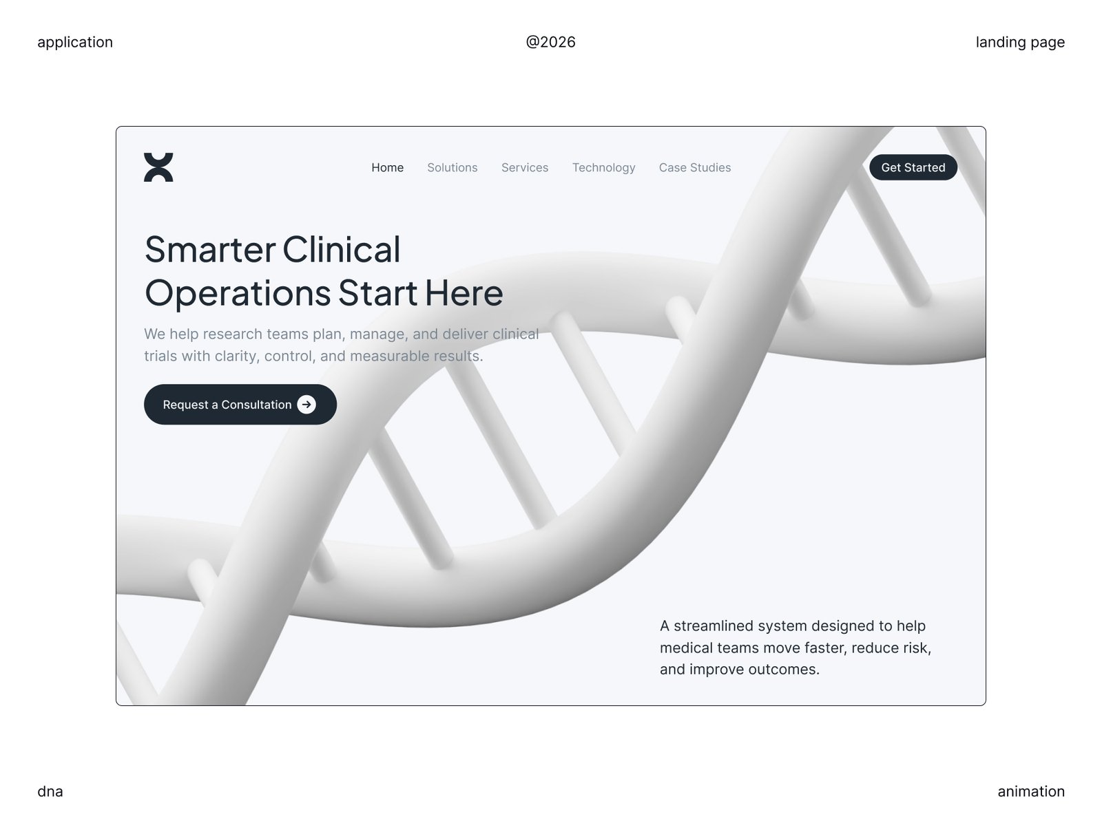 DNA Double Helix 3D Animation – Premium Science Asset