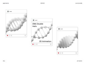 DNA Double Helix 3D Animation – Premium Science Asset